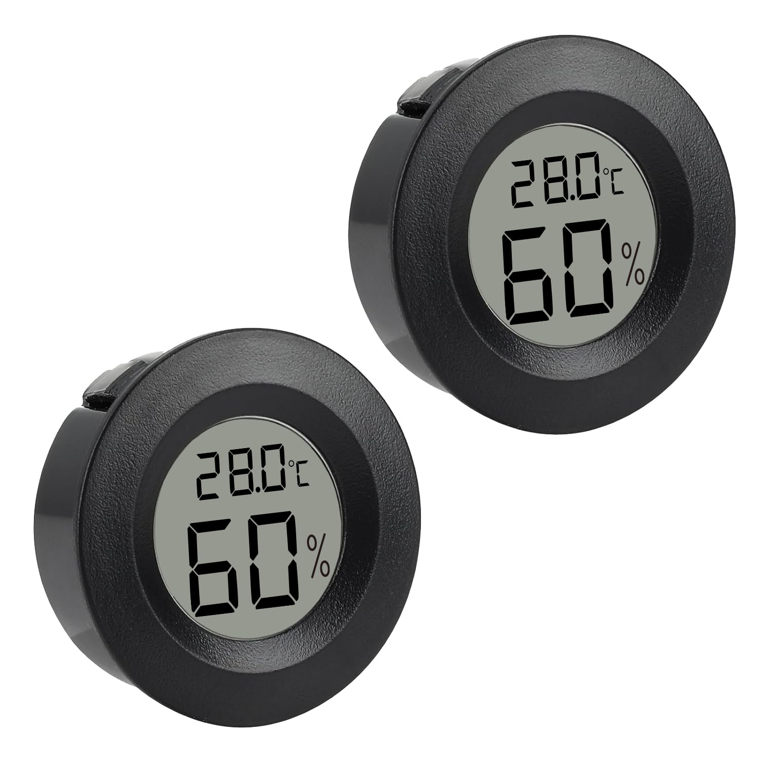 Digital Reptile Thermometer Hygrometer for Terrarium with Temperature & Humidity Display, Reptile Thermostat Monitor for Gecko, Leopard Gecko, Bearded Dragon Tank Access