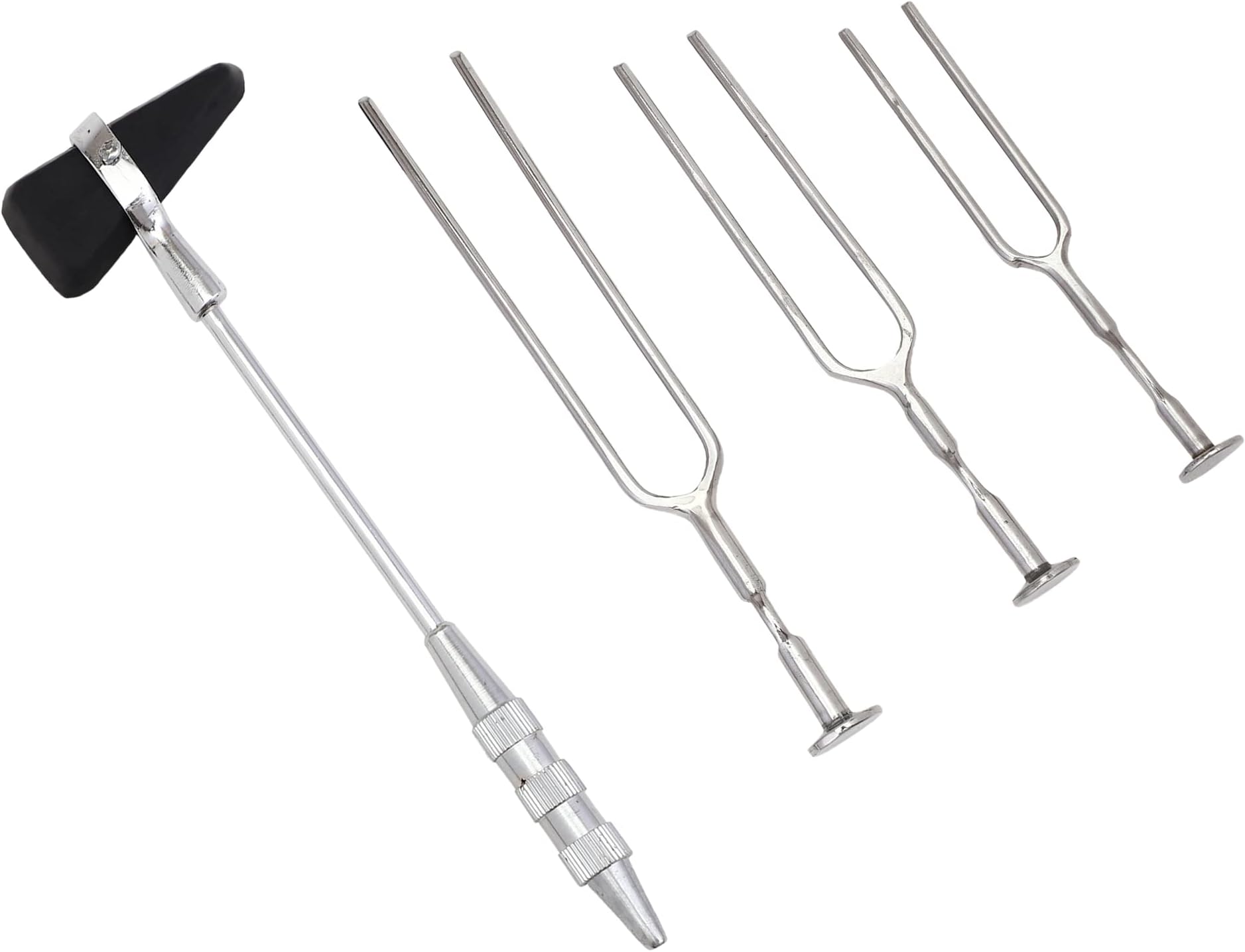 KS Percussion Knee Hammer Taylor Model with Tuning Fork (Set of 128 Hz, 256 Hz, and 512 Hz)