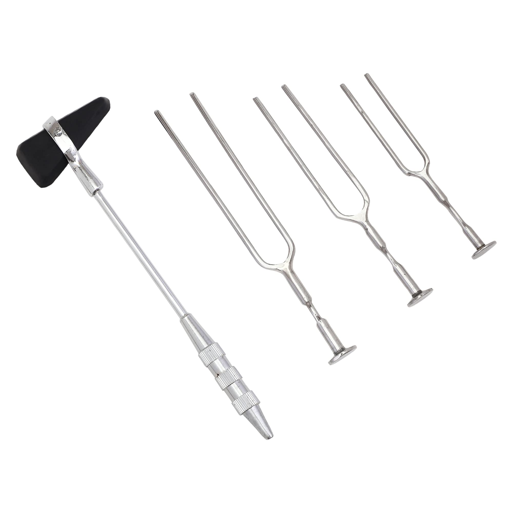 KS Percussion Knee Hammer Taylor Model with Tuning Fork (Set of 128 Hz, 256 Hz, and 512 Hz)