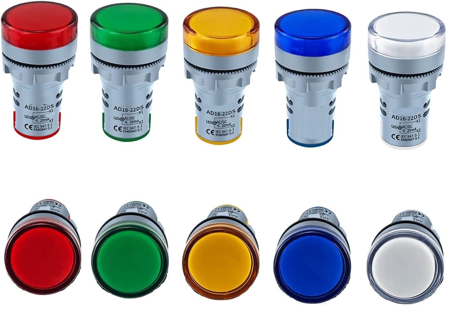 POWER LED Panel Indicator 230V 22MM Plastic (1 Set RGYBW) (B0BXHGCBTT) Amazon Price History, Amazon Price Tracker