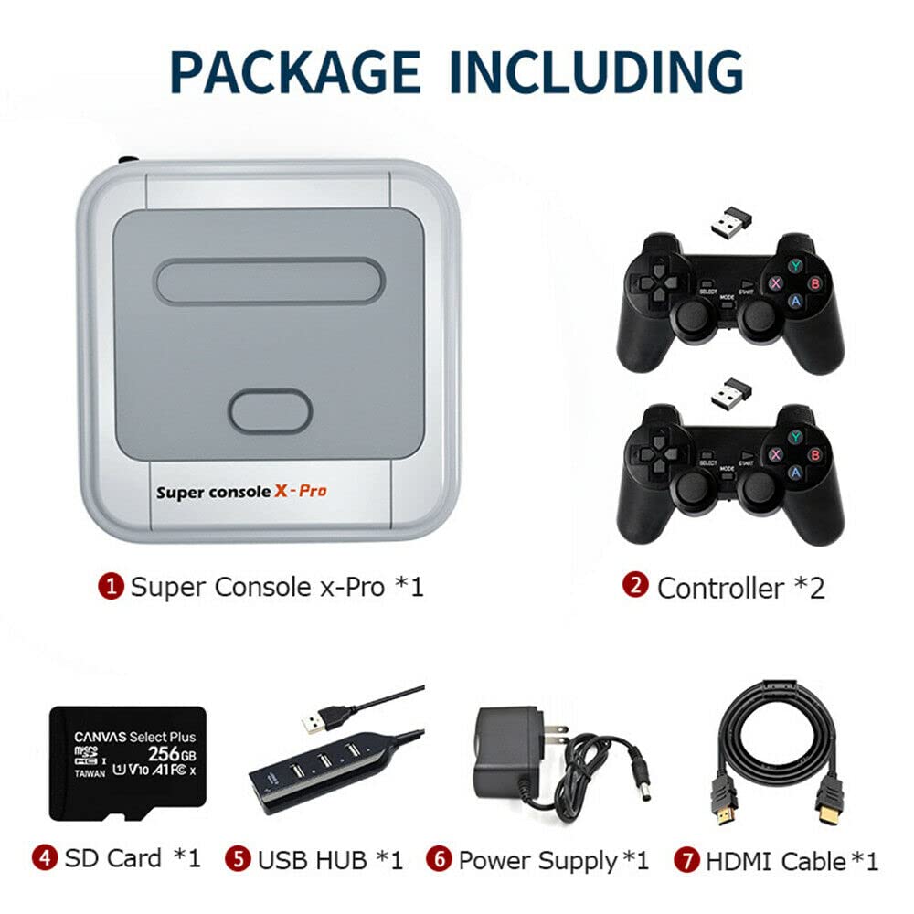 通用 Super Console X Pro Retro Mini WiFi 4 K 1080 P HDMI TV Video Game Console Per PS1/PSP/N64/DC 50000+Giochi