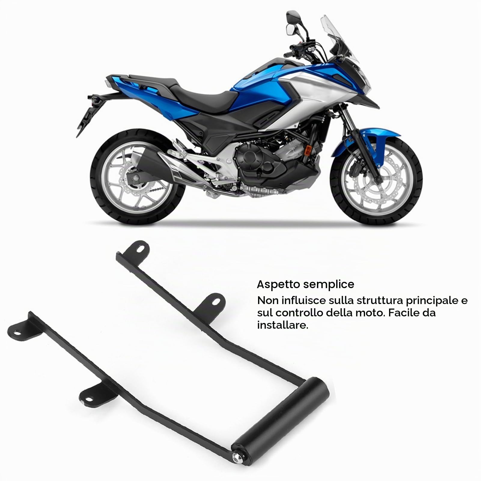 Staffa Porta Telefono per Moto Supporto di Navigazione GPS per NC750X 2016-2020,Altro