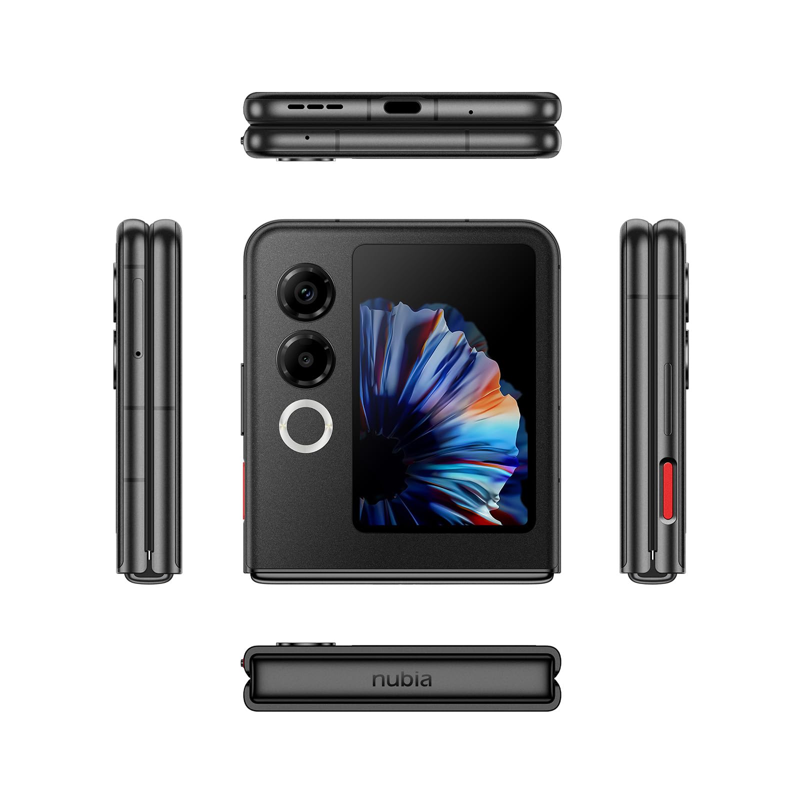 ZTE nubia Flip 2 5G Foldable Smartphone, IA, 8GB+256GB, 6.9