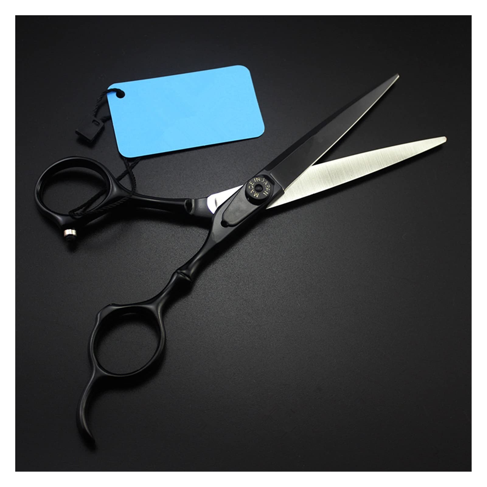 6 Inch zwart Scissors, Hair Thinning, Haircut Tool Scissors, Hairdressing Scissors, Hairdresser Scissors Hair Cutting Shears (Color : Set) (Cutting B)