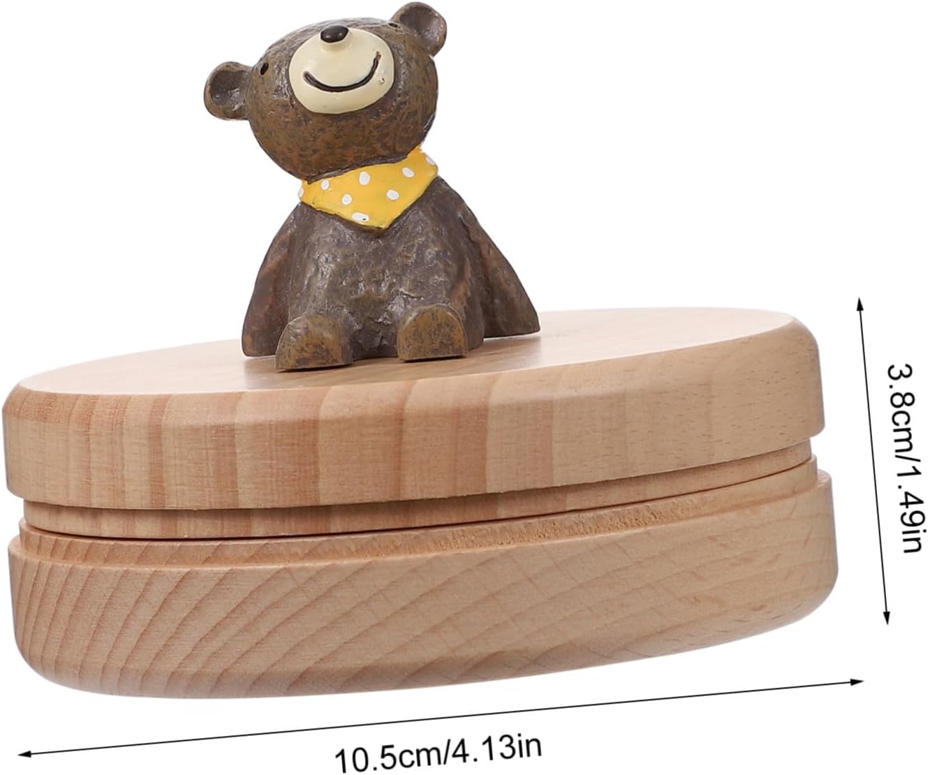 Teeth and Lanugo Memorial Box Beech Wood Keepsake Case for Newborns and Boy Girl Smooth Surface Protective Storage for Cherished Childhood Memories