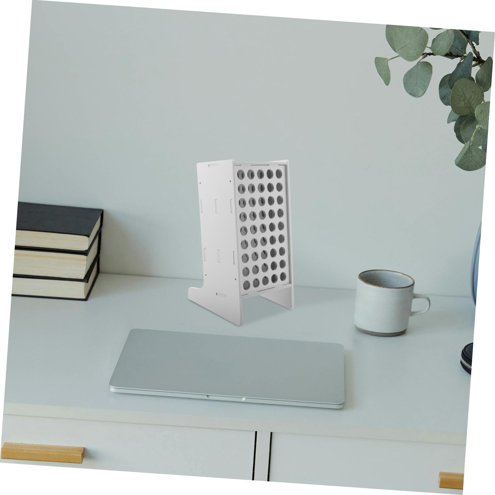 Holibanna Portapenne Inclinato in Plastica Resistente Organizer Salvaspazio per e Matite Supporto Stabile per Scuole Penne Scrivania Multifunzione
