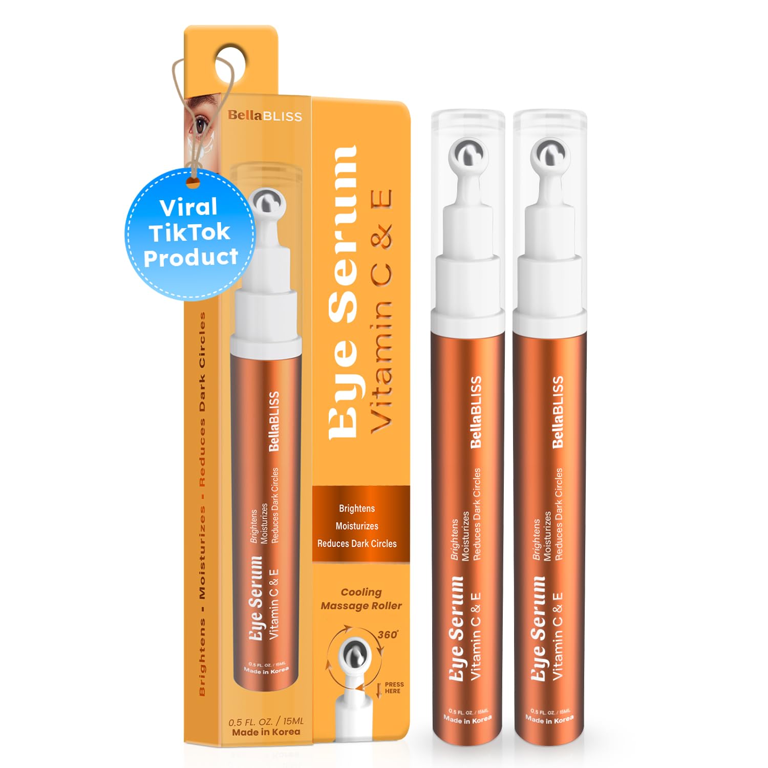 Amazon.com: BellaBLISS Eye Serum with Vitamin C & Vitamin E