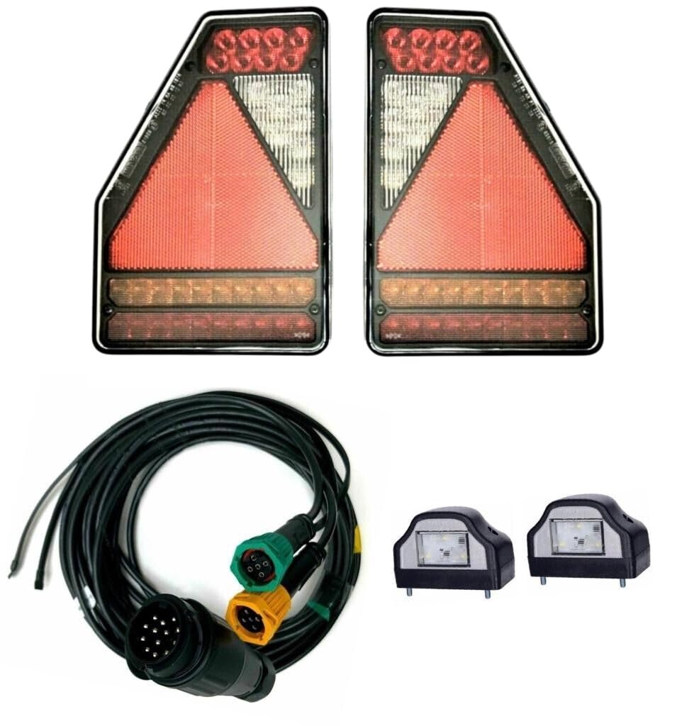 Piloto LED Remolque, Luz LED para Remolque de Luz LED Canbus Cable 5 m Lámpara de Matrícula
