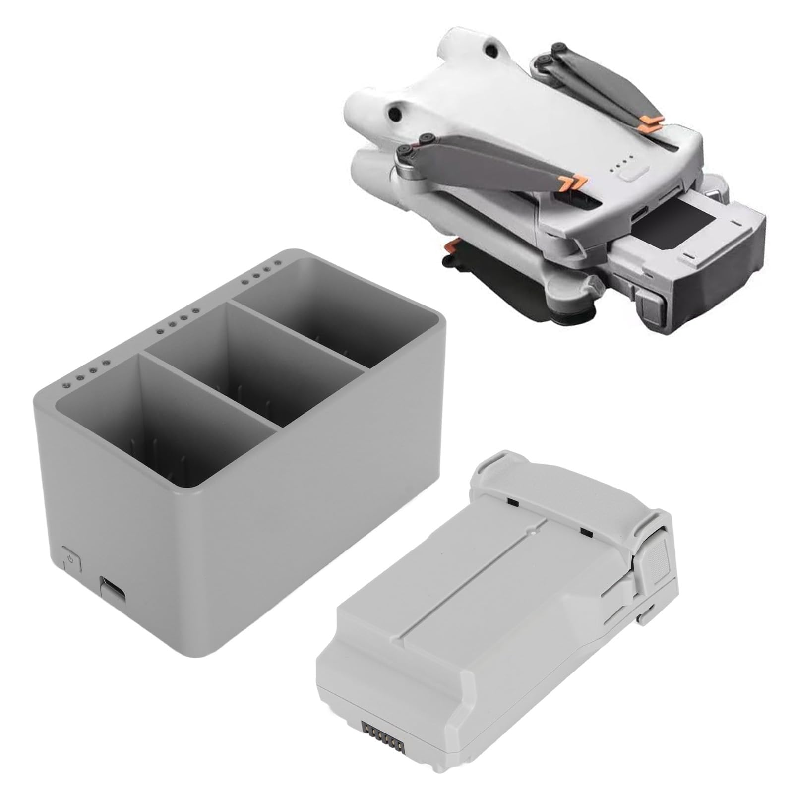 Hub de Chargement de Batterie de Drone, Chargeur de Batterie de Drone RC Portable et Durable, Sûr et Efficace pour Les Accessoires de Drone RC