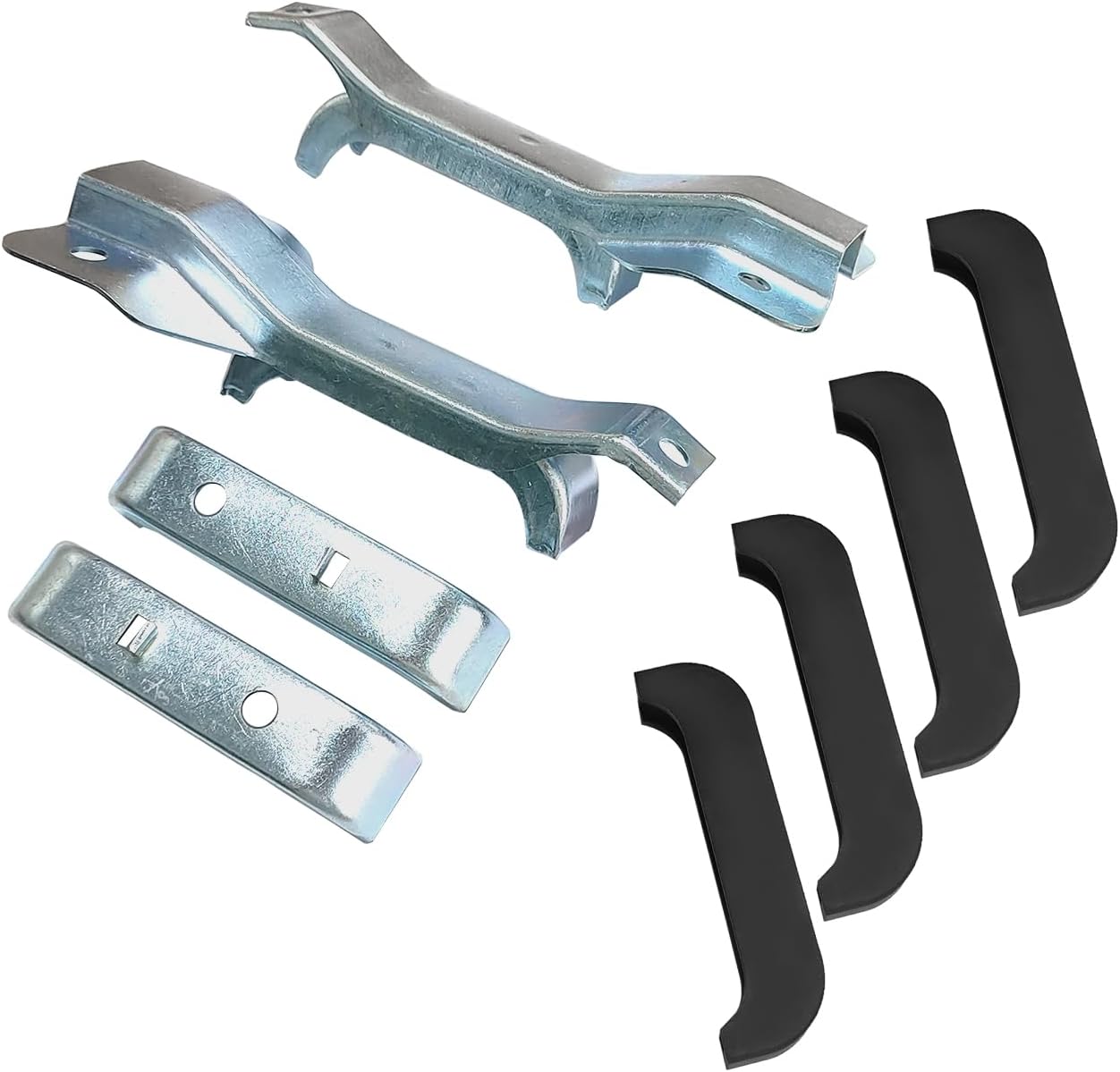 2 Upper +2 Lower 4 Core Heavy Duty Radiator Support Bracket Kit Fits for Chevy GMC C10 C20 C30 Truck 1967-1972, Replaces 1099ZB,1099ZC