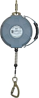 Self-Retrctng Lifeline, 50 ft, Inertia, Blu