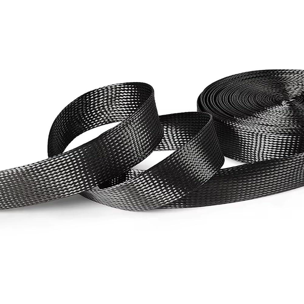Osłona Przewodu Z Włókna Węglowego O Średnicy Wewnętrznej 4-80 Mm (1 Szt.) – Lekka, Odporna Na Korozję Osłona Wędki DIY(1m,ID18mm)