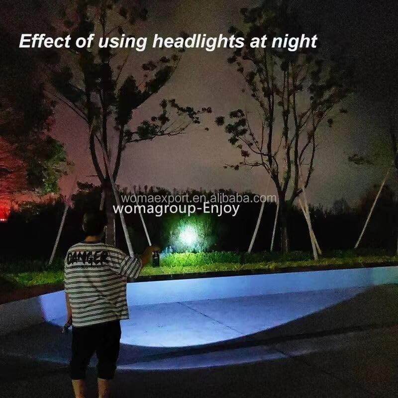 Effect of using the headlight at night