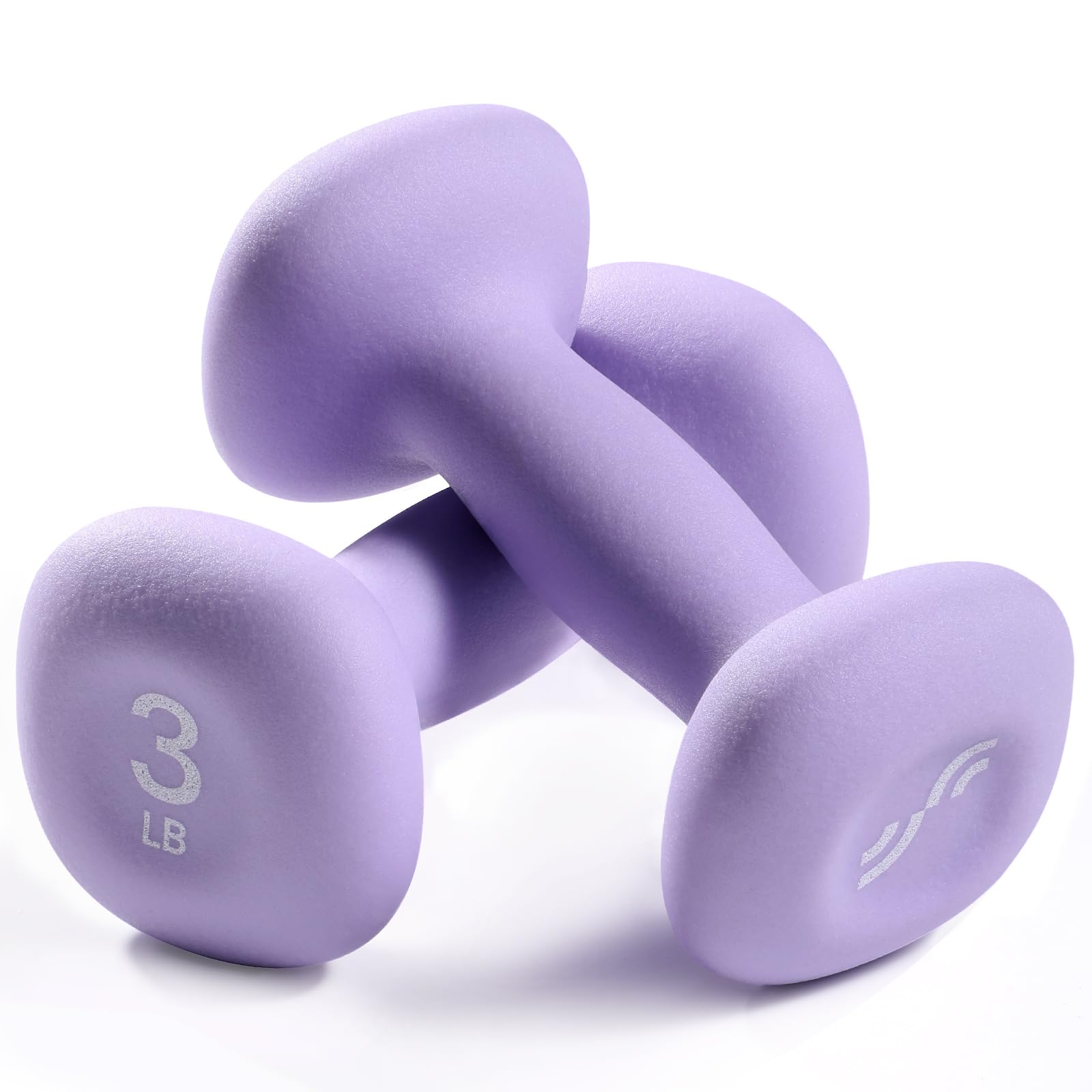 Sportneer Neoprene Dumbbells Set of 2 2 3 5 8 10lb Hand Weights for Women Non-Slip Ergonomic Design