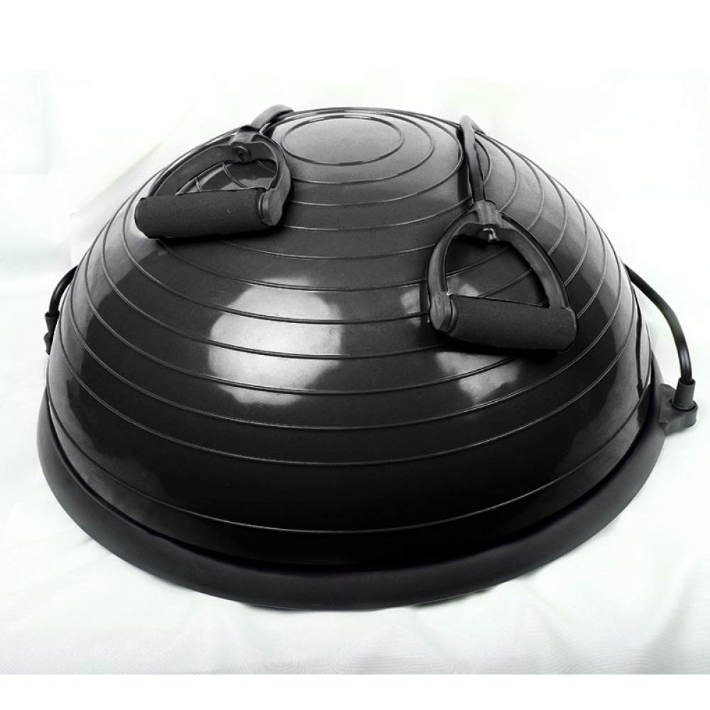 Trainer Dome,Board Yoga Half Ball Yoga Hemisphere Thickening Explosion-Proof Fitness Ball - For Home Gym Core Training,Purple XIUYU (Color : Black)