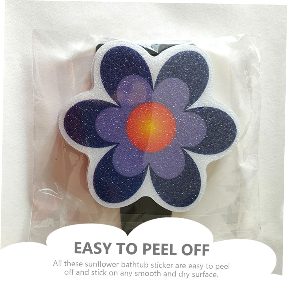 Ciieeo 2 Juegos Adhesivos Antideslizantes para Flores. sembradora de Bicicletas calcomanías para Puertas de Ducha bañera niño Pegatinas Pared baño Girasol Pegatinas Antideslizantes Grava