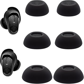 Klowcok Replacement Ear Tips for Skullcandy Method 360 ANC Earbuds