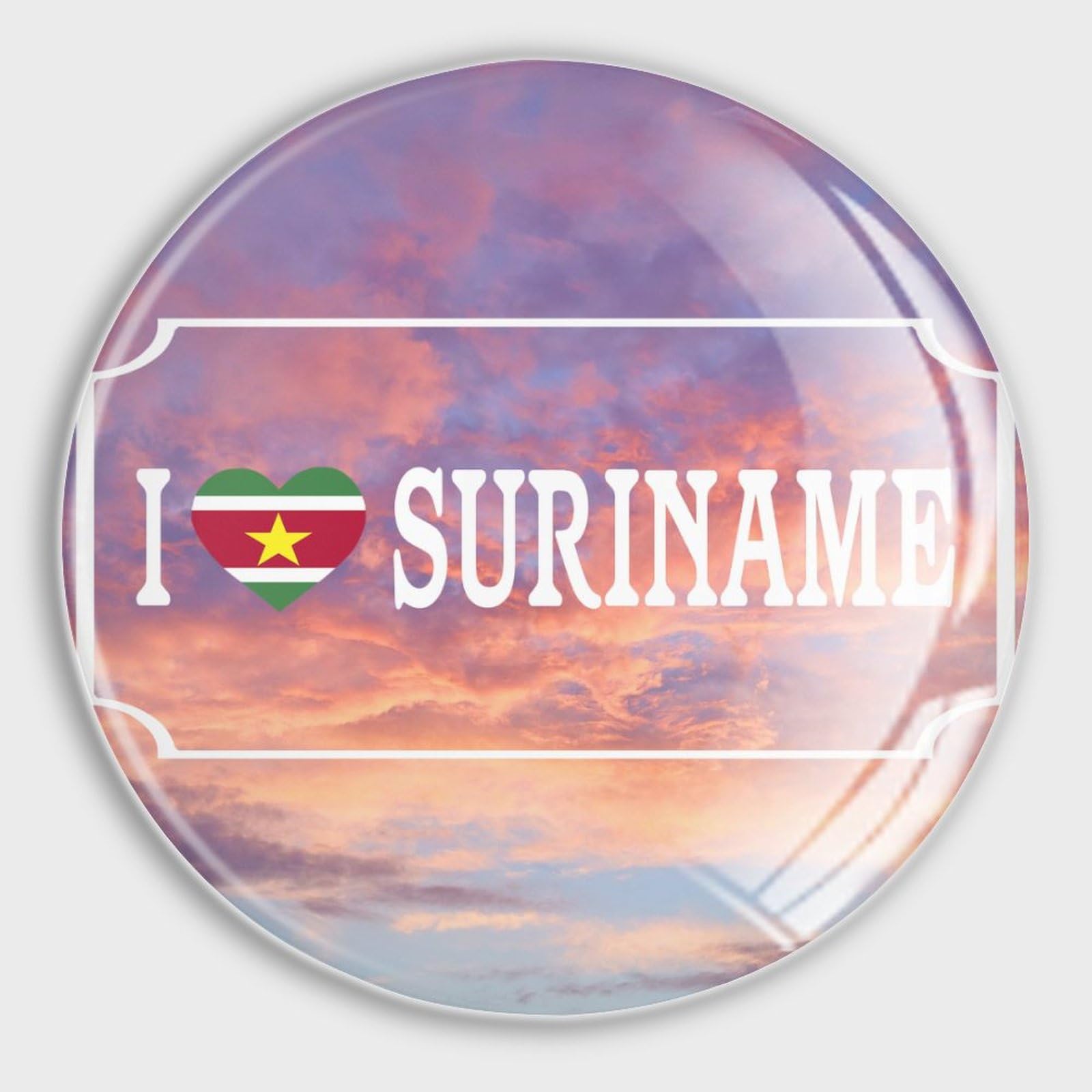Imanes de Surinam de vidrio para nevera y pizarra con gran agarre
