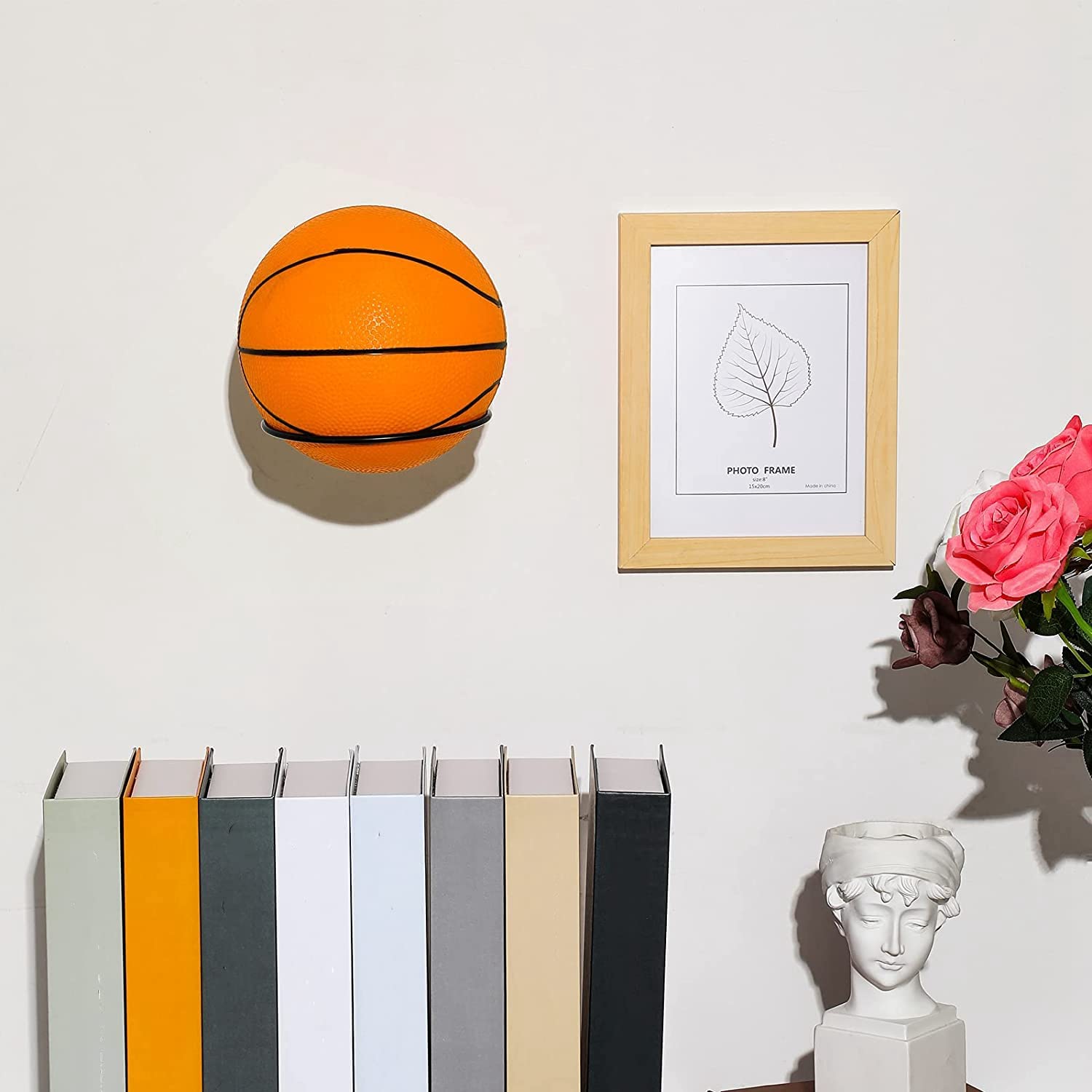 7 Supporti Da Parete Per Palloni - Portapalla In Metallo Per Basket, Calcio, Pallavolo