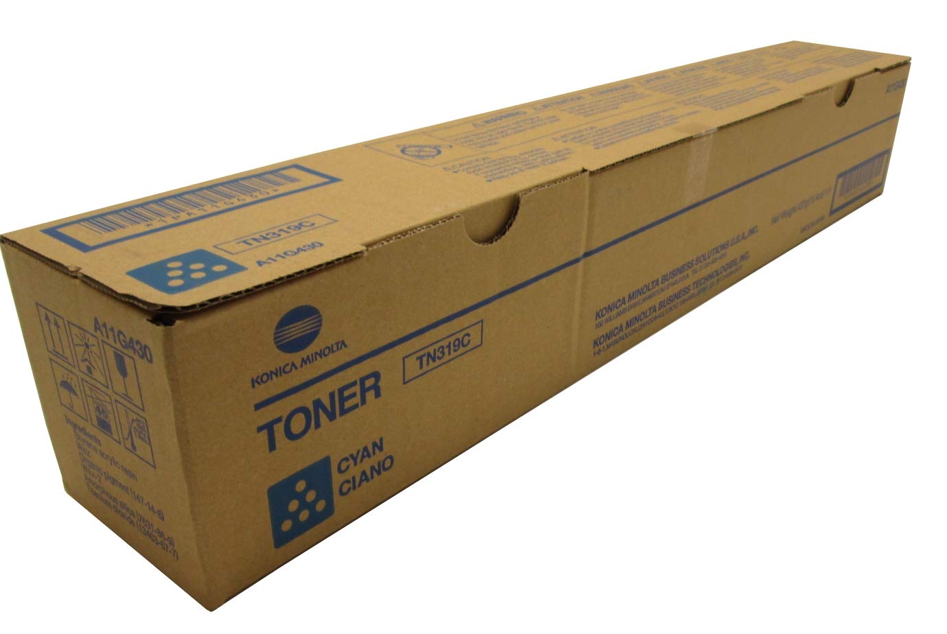 Konica Minolta TN319C Cyan Toner Cartridge