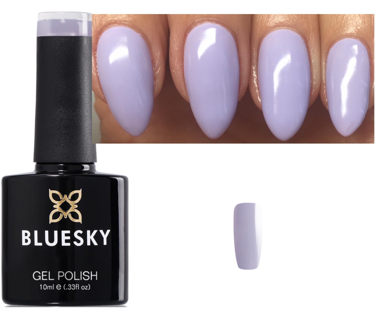 Bluesky Gel Nail Polish, Lemon Yellow CS12, Long Lasting, Chip Resistant, 10 ml (Requires Drying Under UV LED Lamp) — view 80