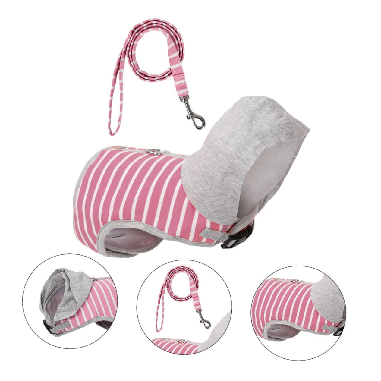 BESPORTBLE Ensemble De 3 Gilets pour Chat Et Laisse pour Promener Votre Animal De Compagnie Robustes Et Confortables pour Votre Félin