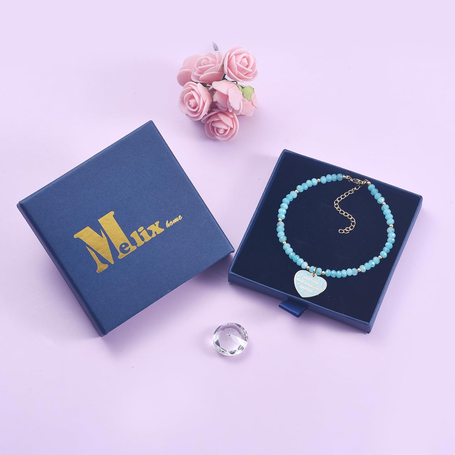 Melix Home Musical Gifts Bracelets For Her Best Friend Women Sister Friendship Natural Stone Bracelet - Image 7