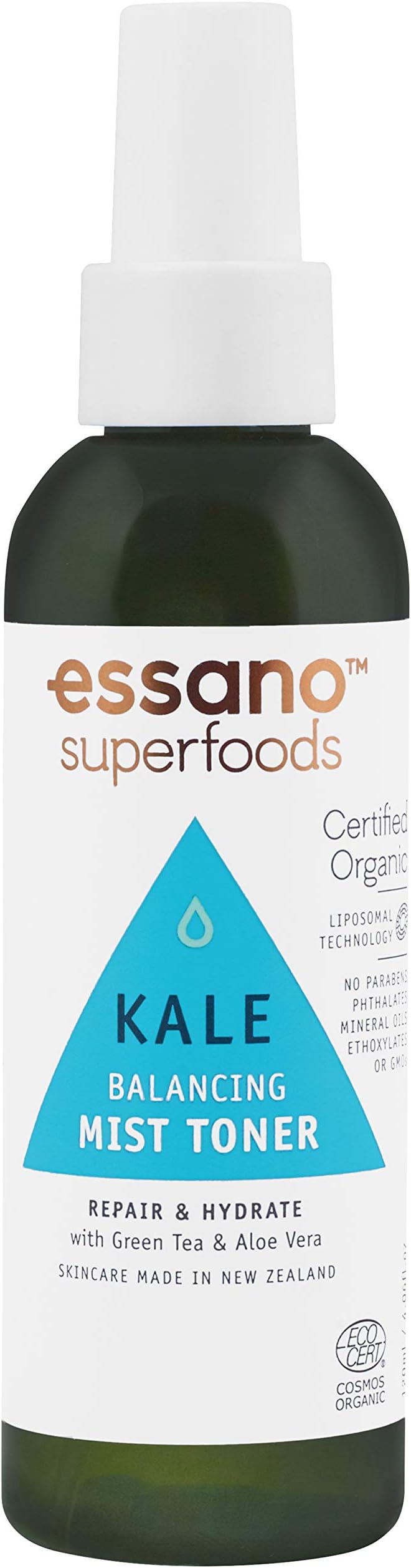Essano Superfoods Certified Organic Kale Balancing Mist Toner, 120ml