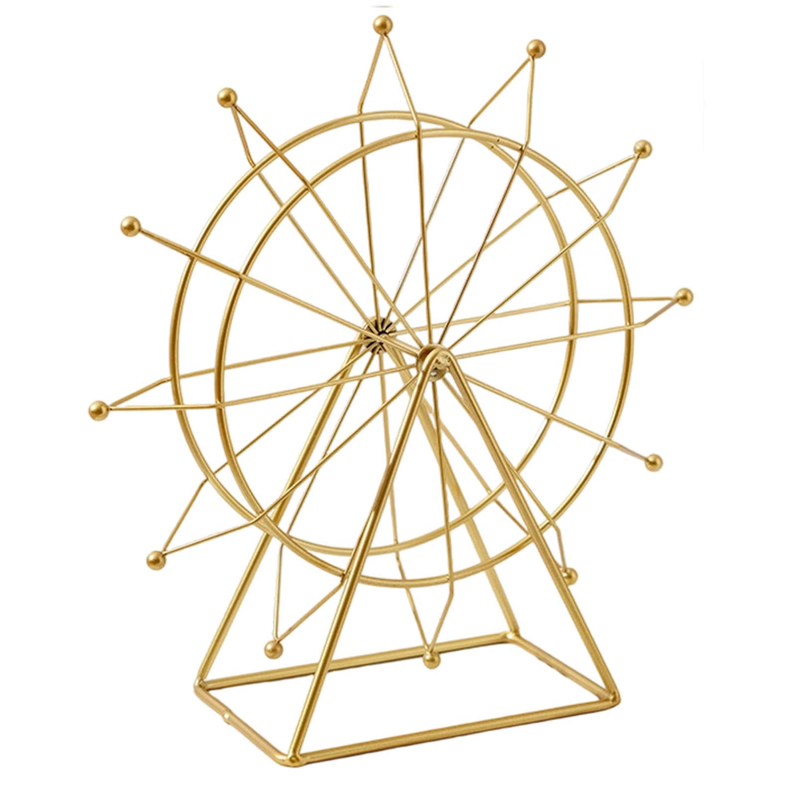 ordinarYone Iron Ferrises Wheel Home Decors Accents Ferrises Wheel Bookshelfs Decors Ornament Art Sculpture Housewarmings