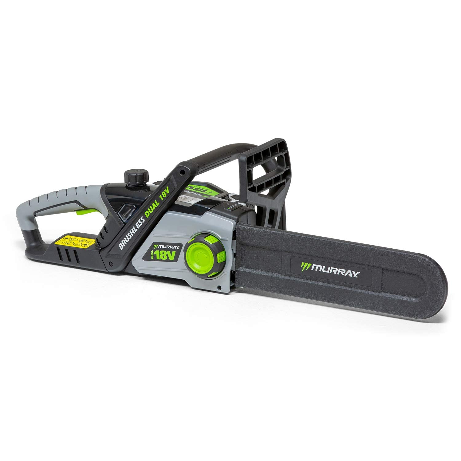 Murray IQ18DCS Dual 18V 36V Lithium-Ion 35cm Motosierra sin Cuerda, Powered by Briggs & Stratton, Solo Cuerpo, 36V 1200W Motor sin cepillos, 1697264, Murray Motosierra