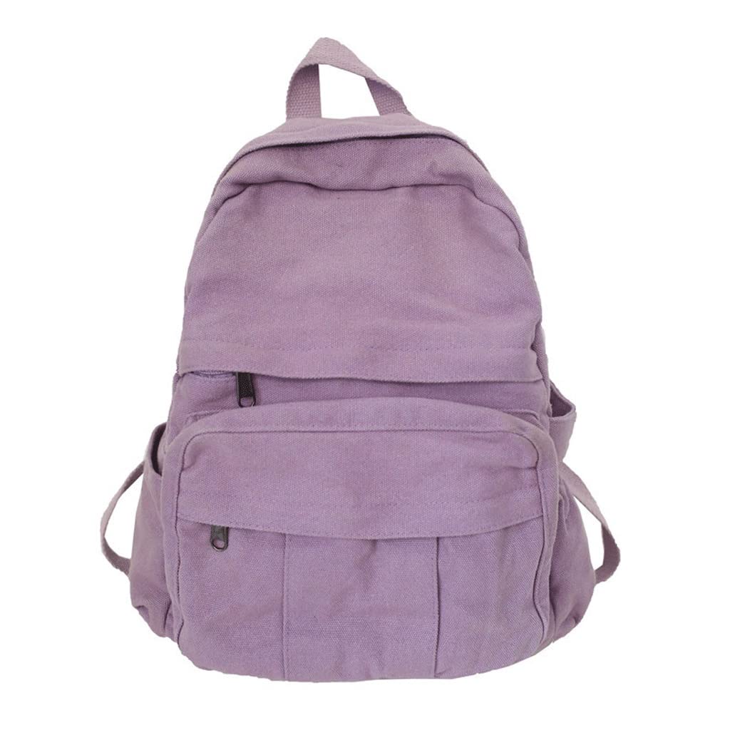 Damska torba podróżna moda o dużej pojemności jednolity kolor plecak damski student zamek błyskawiczny torba szkolna dla dziewcząt (kolor: A, rozmiar: 35 cm)