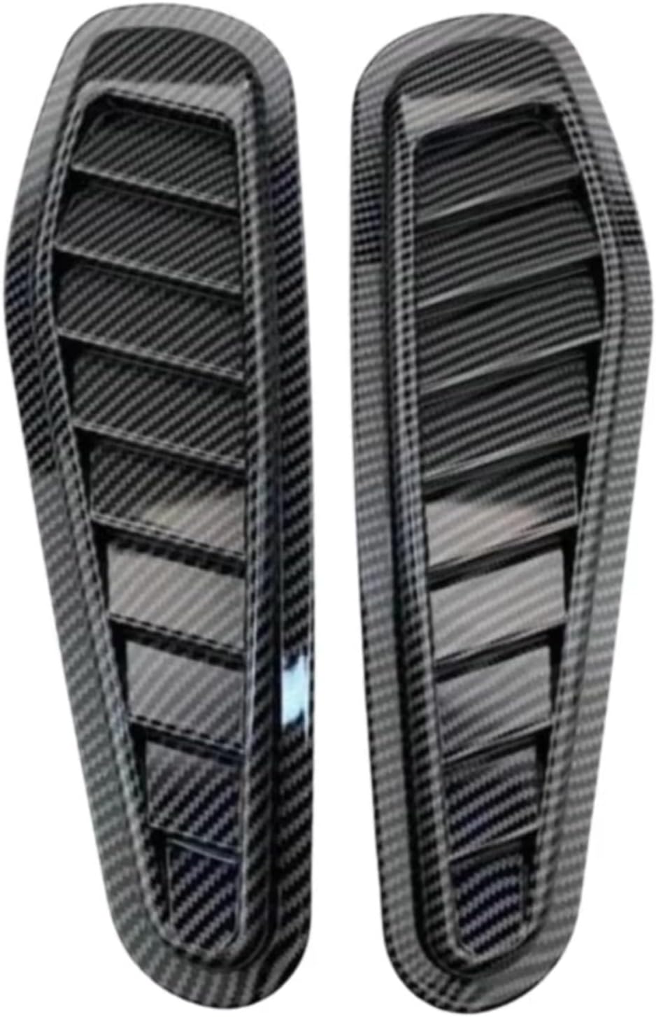 Hood Vents Cover Universal 2PCS Car Air Intake Hood Scoop Vents Bonnet Vent Trim Cover Exterior Styling Decorative Auto Accessories