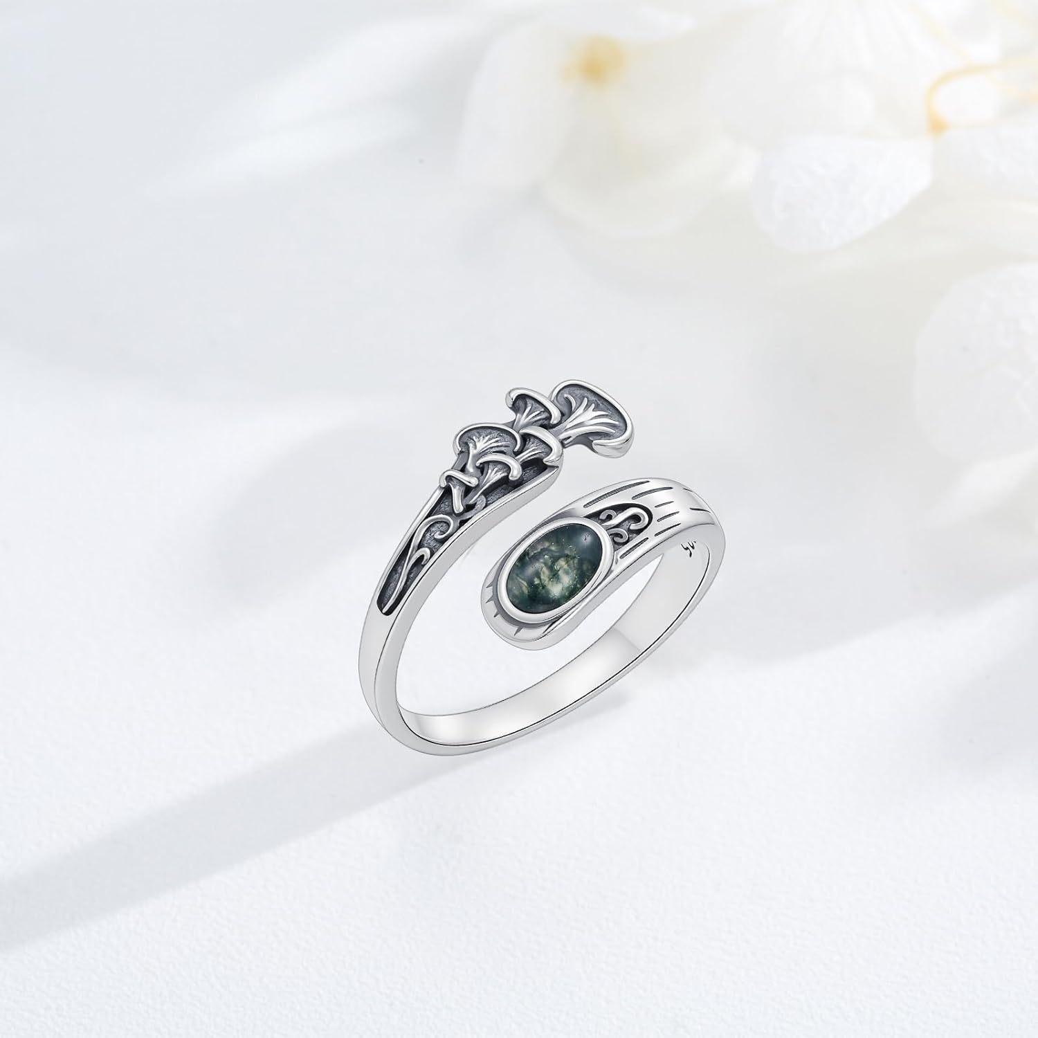 Cute Animals Ring 925 Sterling Silver Adjustable Ring Boho Jewelry Gifts for Women Men