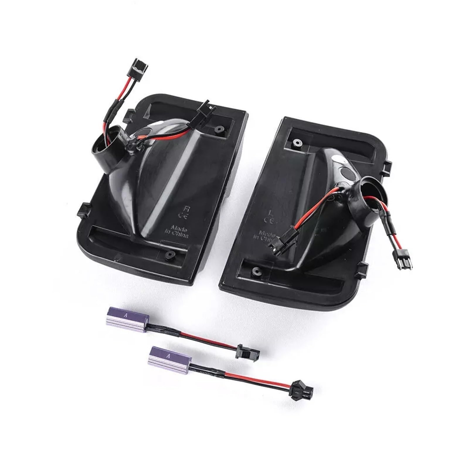 Indicatore Direzione 2 Luci Posizione Laterali LED Dinamiche Lampeggianti Sequenziali Color Ambra Specchietti Retrovisori Per Fiat Per Ducato