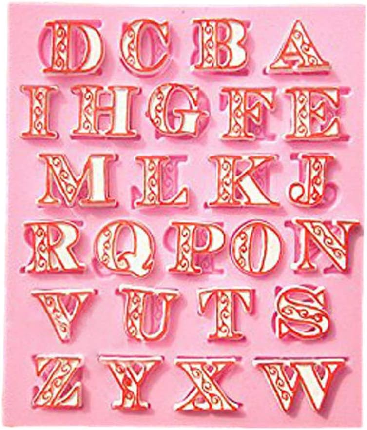 [Ever garden] classic character alphabet letters silicon mold / handmade soap / resin clay / resin / silicon mold / die-cut type