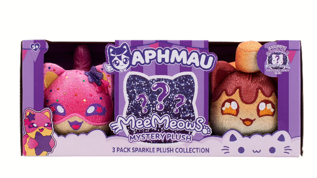 Amazon.com: Aphmau 6” MeeMeow Plush 3-Pack, Carnival Treats
