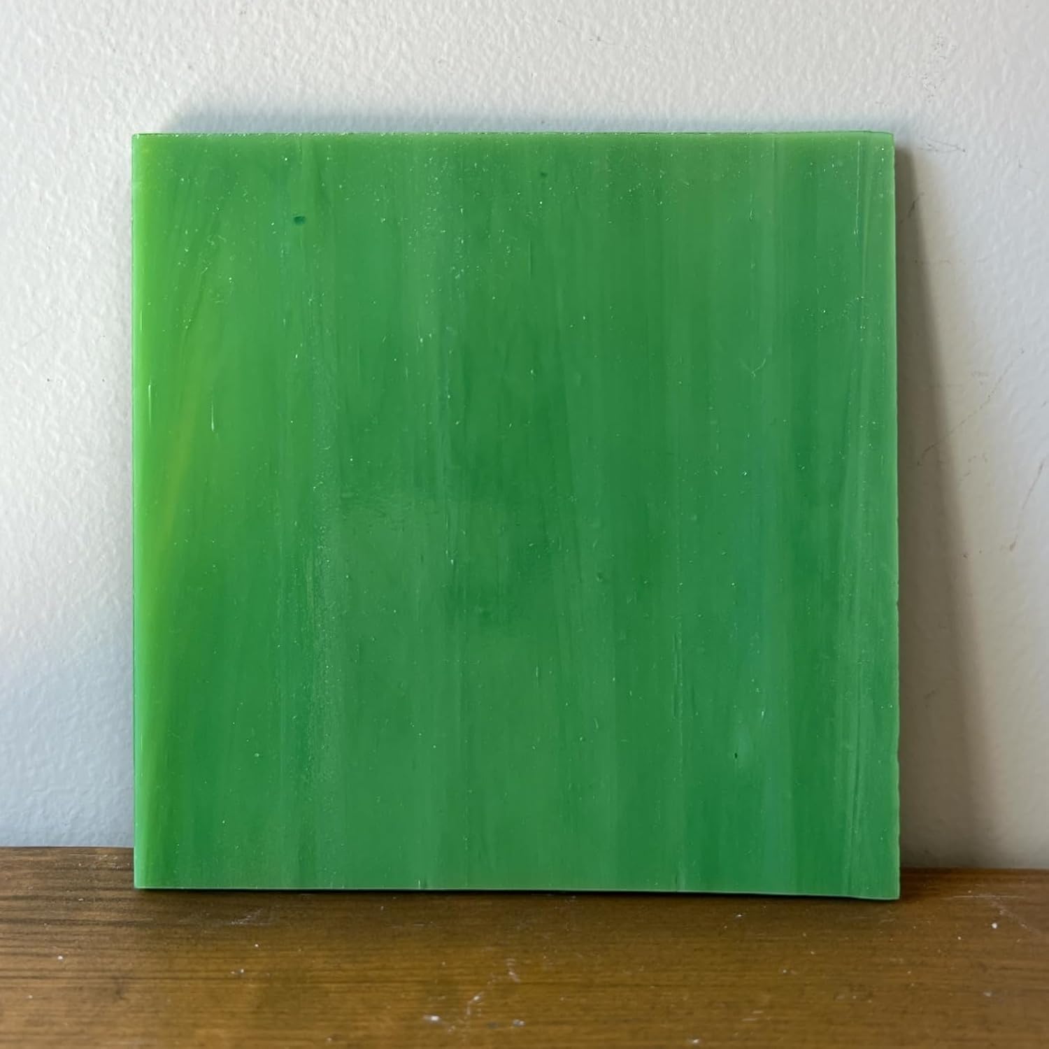 Olive Green Blue Prisma COE 96 System 96 Fusible Glass Sheet (1)