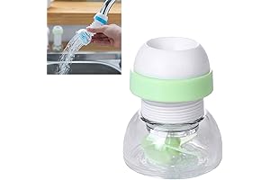 Anti-Splash Water-Saving Faucet Sprayer with Telescopic Nozzle