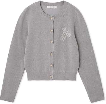 Amazon | [スナイデル] フラワーモチーフワンポイントカーデ