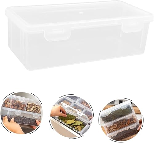 Miniatura 8 de SHOWERORO Caja de almacenamiento de pan con tapa, contenedor dispensador de plástico, caja de plátano de plástico, ahorro de pan, pan, pan, pan,