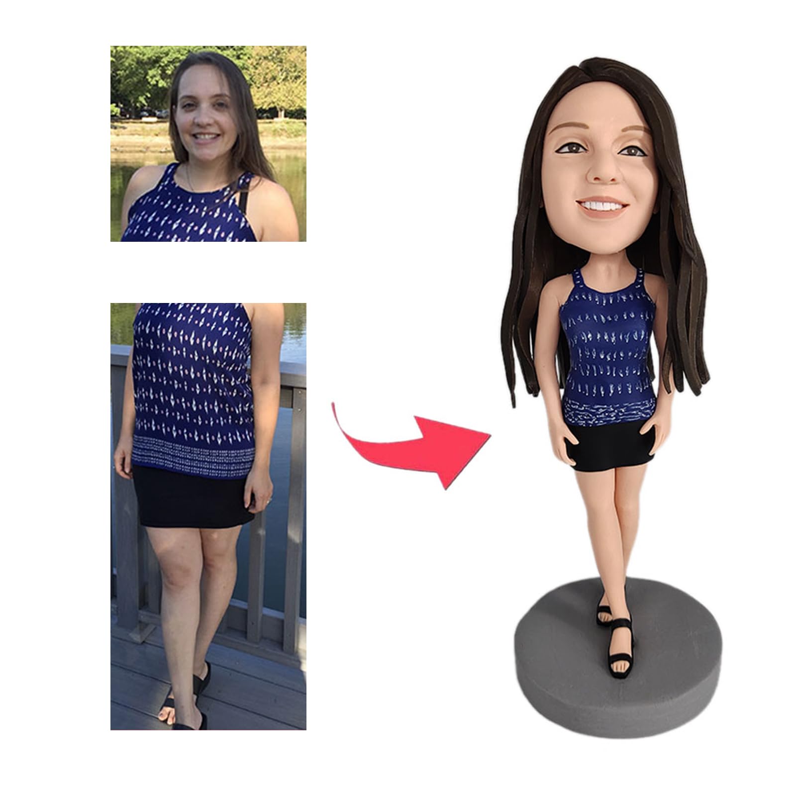 Figuras personalizadas de Bobbleheads para golfista, cumpleaños, Acción de Gracias, Navidad, para hombre, papá, jefe, tío, amigos, compañero de trabajo