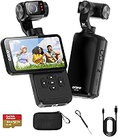 Vista 1 de ORDRO M5 5K Video Camera, 3-Axis Gimbal Stabilization Vlogging Camera, 3.5" Flip Touchscreen Face Tracking Camcorder, 120° Wide-Angle IR Night
