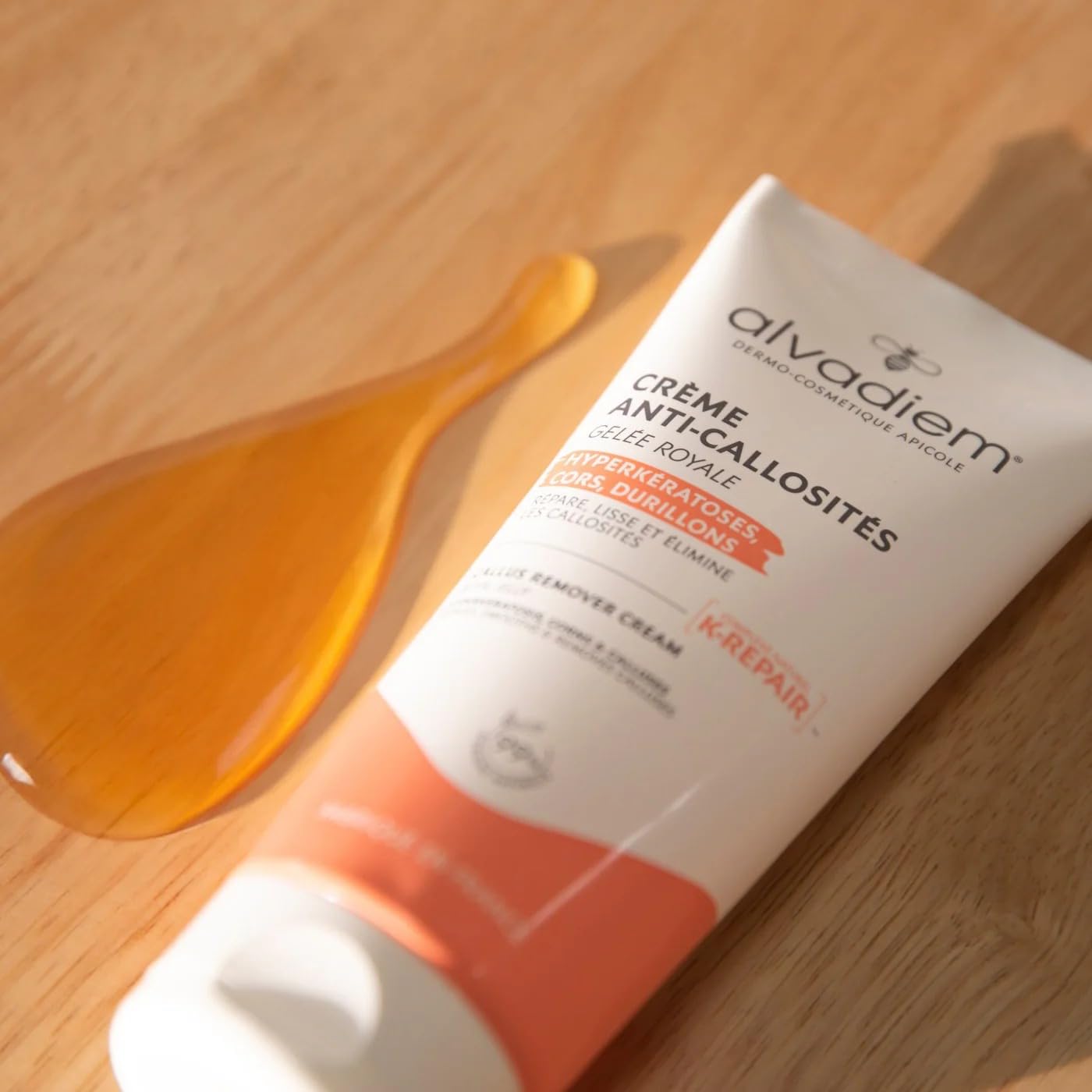 Alvadiem | Crème anti-callosités à la gelée royale | Soin Kératolytique Naturel Haute Tolérance | élimine les callosités | Hydrate & régénère la peau | Fabriqué en France | 75 ml