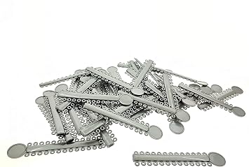 Orthodontic Ligature Ties Orthodontic Elastomeric O-rings Braces Rubber Bands1040pcs Silver Grey