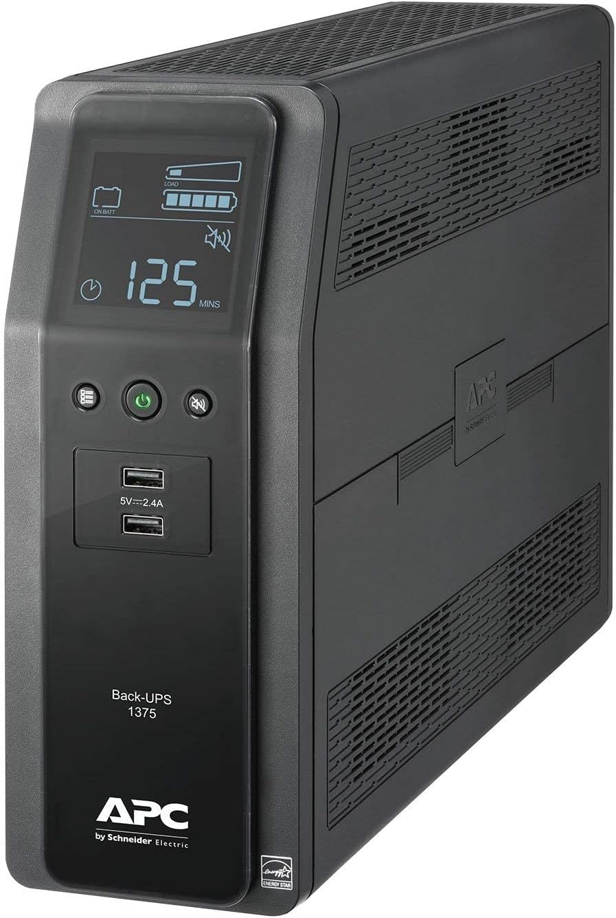 APC Back-UPS Pro Tower 1375VA 10 Outlet 2 USB BN1375M2