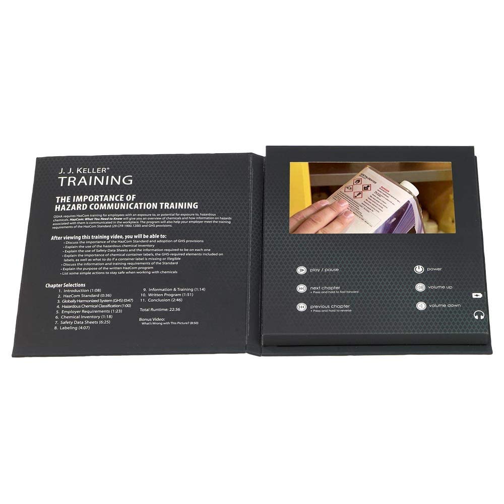 Forklift Training Training Kit in English & Spanish, OSHA Compliant, Includes Program, Employee Handbooks, Training Log, Earbuds & AC Adapter, J. J. Keller & Associates, Inc.