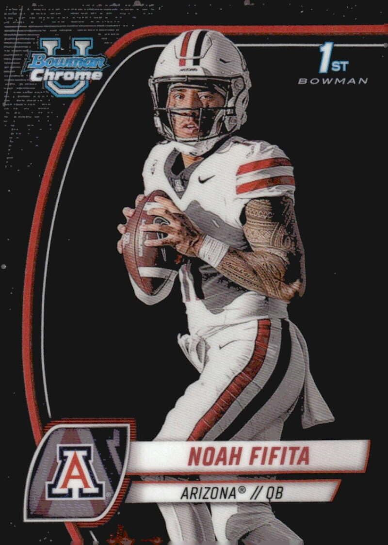 2024 Bowman Chrome University #140 Noah Fifita Arizona Wildcats Football Card - Sportscard Superstore