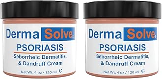 Extra Strength Psoriasis Cream (2 Pack) - Seborrheic Dermatitis & Dandruff Lotion - Advanced Moisturizing Relief Formulated to Treat Itchy Flakey Inflamed Skin and Prevent Future Flares - 4.0 oz ea.