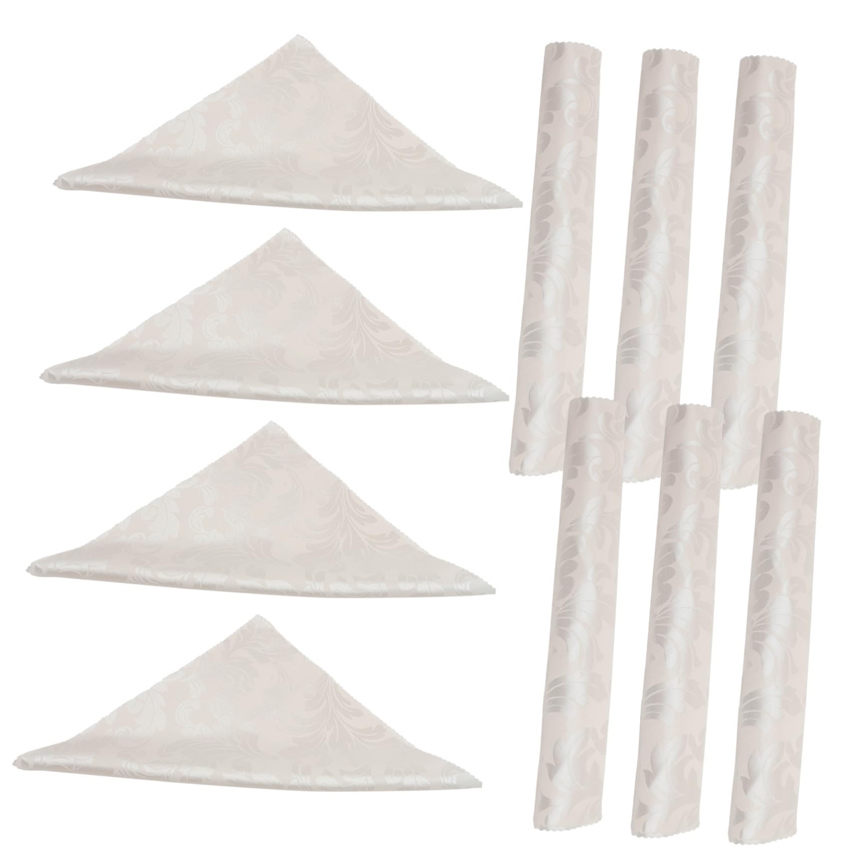 Serviettes de table de mariage élégantes et napkins de fête au design chic