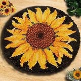 YAKOLECI Latch Hook Craft Kits for Adults, Color Printed Rug Handmade Arts Carpet for Festival Gift